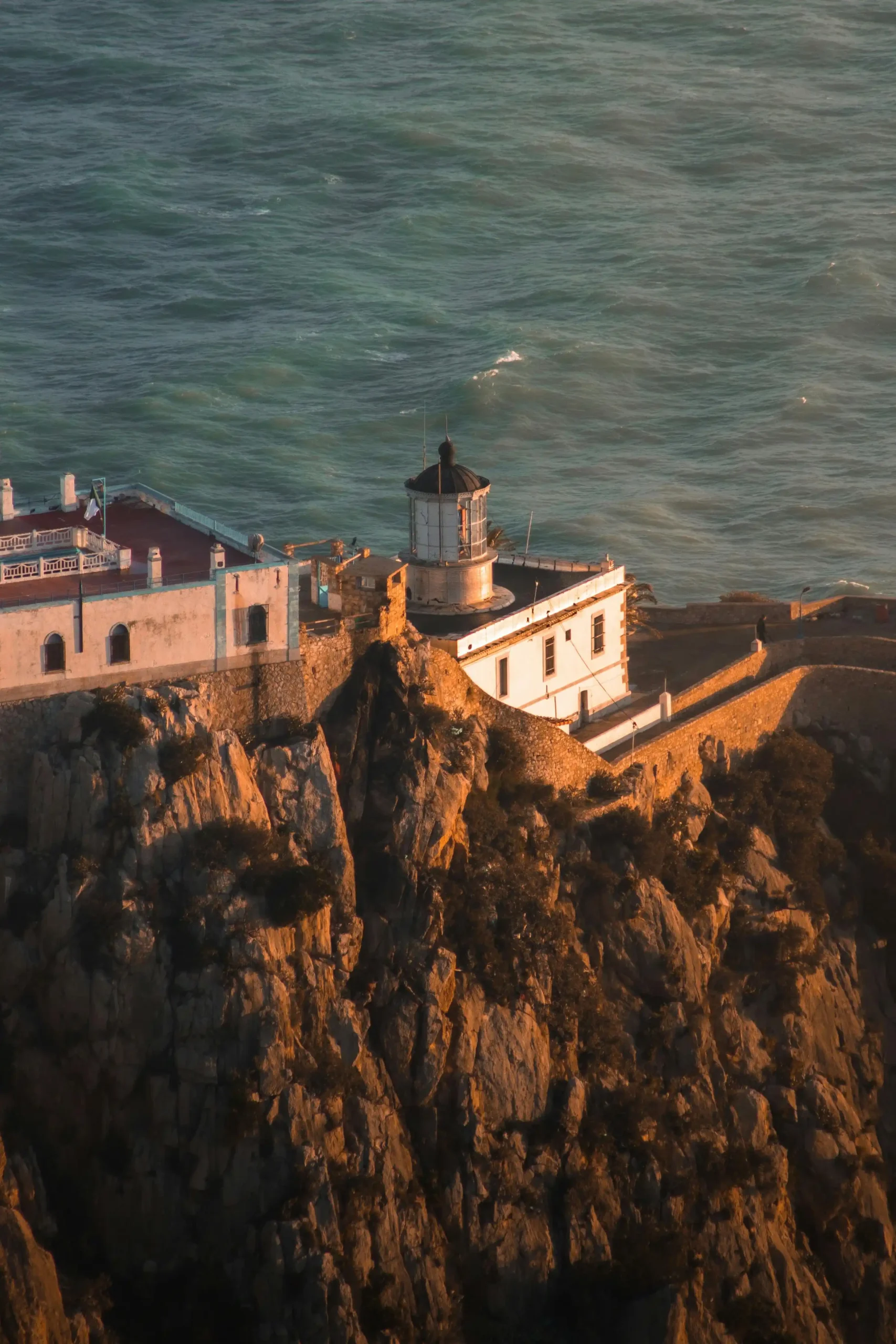 Sunset drive to Cap Spartel lighthouse