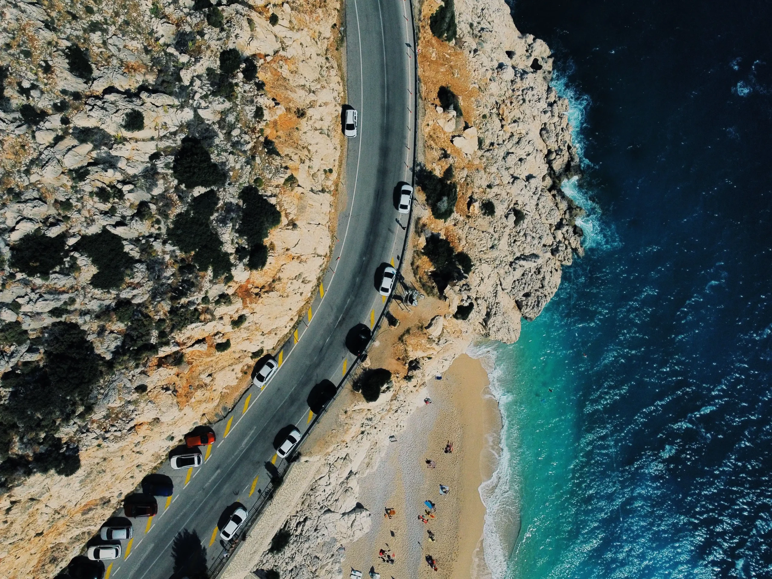 Summer car rental Tangier coastal beach driving