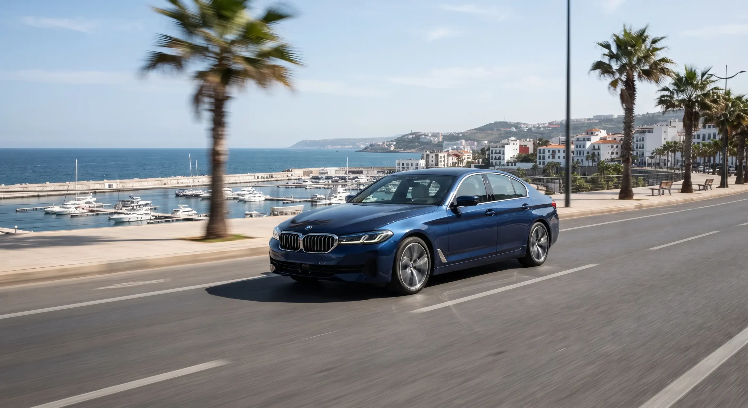 scenic coastal road view after tarifa to tangier ferry car rental handover